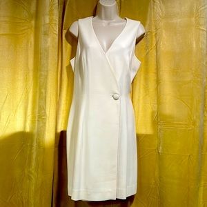 Cream business dress